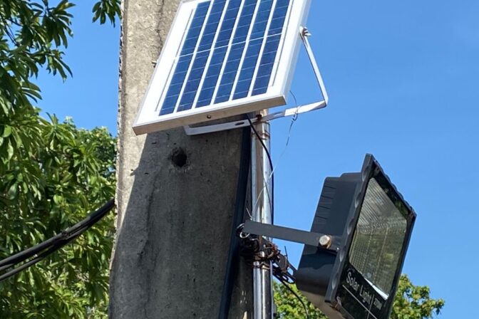 Solar street lights panels in India